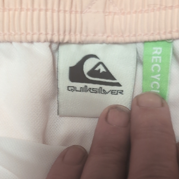 Women's Pink Drawstring Shorts - Picture 3 of 6